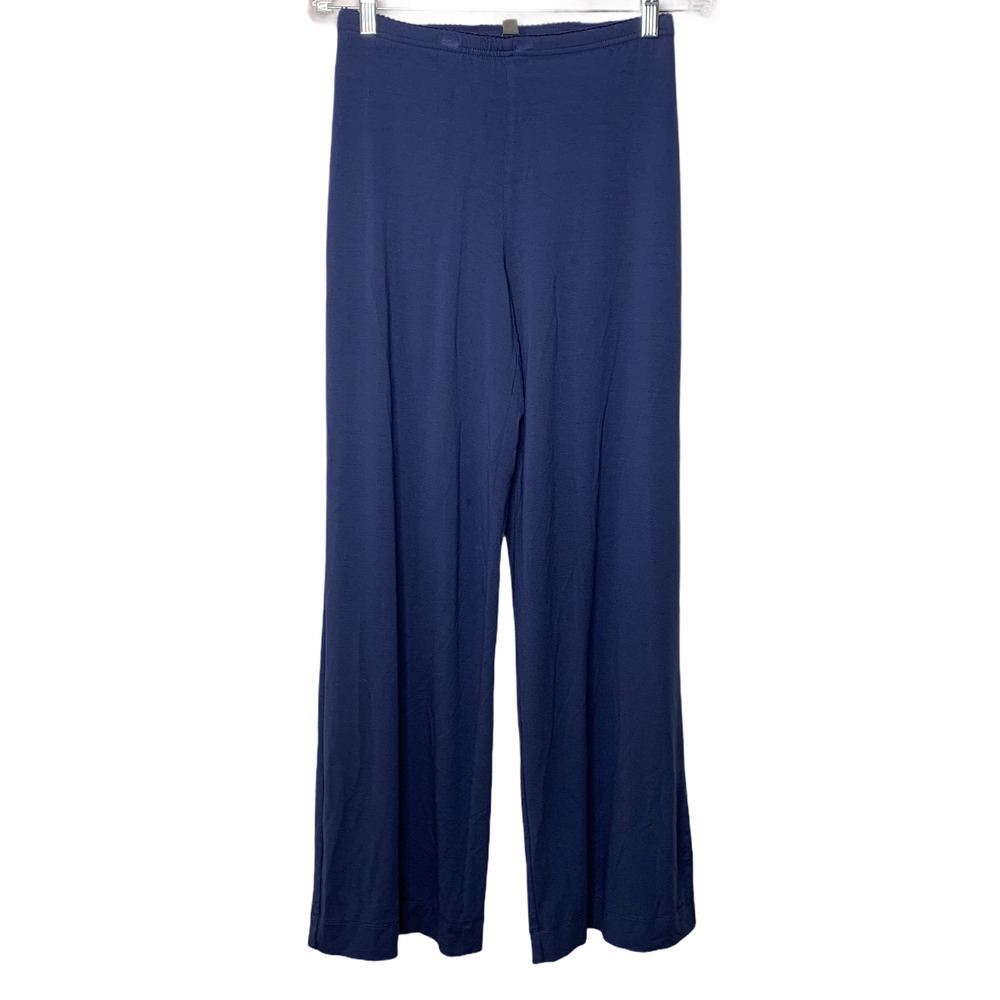 J. Jill Blue Lounge Stretch Pants Wide Leg Small S